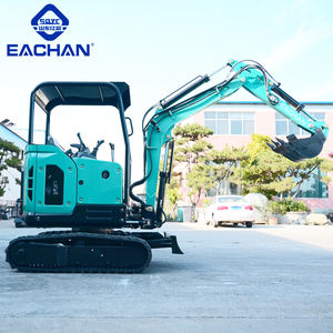 Mini-excavatrice compacte EACHAN de marque chinoise, 2,5 tonnes, pour travaux agricoles, excavatrice hydraulique diesel à queue zéro, petite excavatrice - Product Image 3