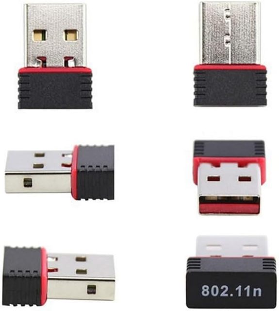 150Mbps Mini USB WiFi Adapter, 2.4GHz, 802.11n, Plug & Play, Multi-System Compatible, SC8188 for PC/Laptop