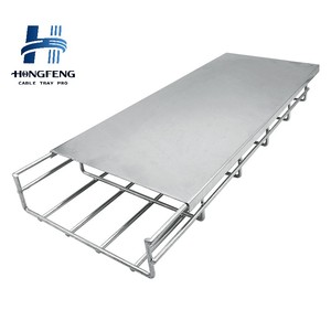 Corrosion Resistance Hdg <b>Grid</b> Cable Tray Galvanizing <b>Wire</b> Mesh Tray - Product Image 1