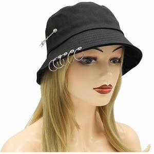 Chapeaux Bob Personnalisables avec Logo, Unisexe, avec Anneau Métallique, Pliables, Protection Solaire pour Femmes et Hommes - Product Image 3