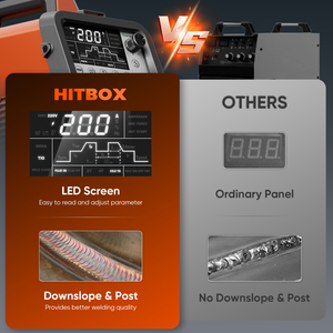 HITBOX TIG200PRO : Soudeuse numérique 6-en-1 avec support TIG ACDC <span class=keywords><strong>à</strong></span> <span class=keywords><strong>froid</strong></span> pour souder l'aluminium - Product Image 5