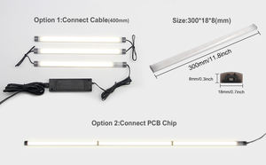 VST мебель ультратонкая Съемная светодиодная алюминиевая световая панель, соединяемая светодиодная подсветка под подсветкой шкафа с ручным датчиком волны - Product Image 6