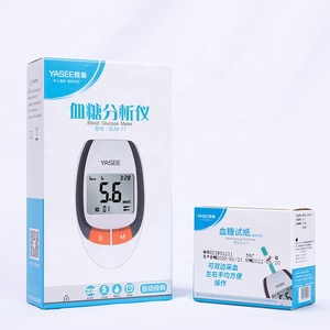 Appareil <span class=keywords><strong>de</strong></span> mesure du glucose sanguin portable YASEE pour GLM-77, homologué CE, avec bandelettes <span class=keywords><strong>de</strong></span> test gratuites pour les soins diabétiques - Product Image 2