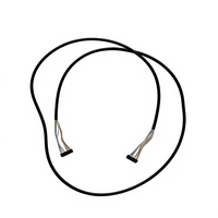 Câble de signal pour casque de type piercing personnalisé, assemblage de câble 11 conducteurs avec gaine TPE 2,25 mm et faisceau de câbles micro-connecteur 11 broches