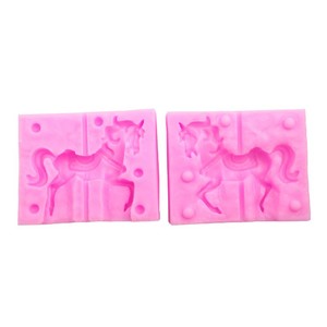Carousel Fondant Cake Mold 10.3x8x1.3cm Silicone DIY Baking Tool For Birthday Cakes - Product Image 2