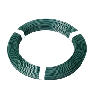 Factory Price hot sale 0.3-6.0mm PVC Coated Wire 25mm/ PVC Green Iron Wire Binding Wire