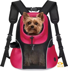 Nhà máy nhỏ Dog & Cat Carrier ba lô thông gió lưới Pet Front & Back gói với vành đai an toàn cho du lịch ngoài trời - Product Image 3