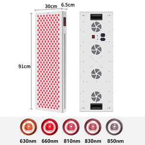 630nm 660nm 810nm 830nm 850nm Red gần hồng ngoại xa liệu pháp ánh sáng giường xách tay Red LED Light Bảng điều chỉnh PDT trị liệu devicee máy - Product Image 2