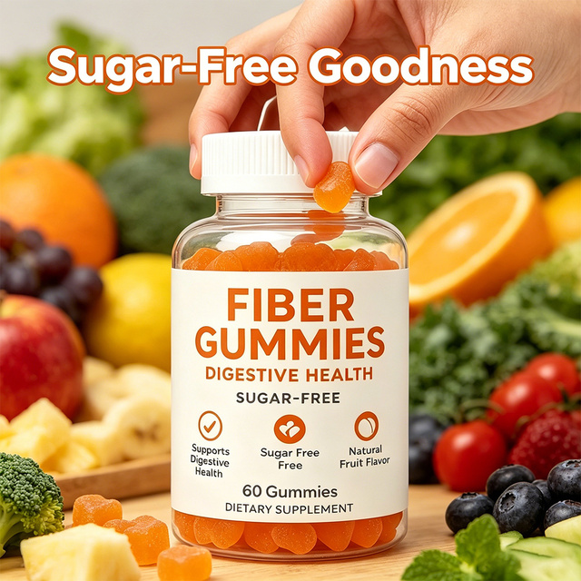 Wholesale Adult Fiber Gummies (Gummy Candy) Guangdong 3g*60/bottle Weight Management Immune Support Natural Healthcare