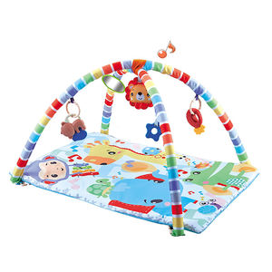 Tapis d'éveil pour nouveau-nés, développement sensoriel et motricité, tapis d'activités pour bébé, tapis de jeu pour bébé avec jouets détachables - Product Image 1