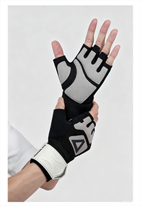 Gants <span class=keywords><strong>de</strong></span> sport demi-doigts avec protection <span class=keywords><strong>de</strong></span> paume en silicone anti-usure pour le cyclisme, l'alpinisme, la <span class=keywords><strong>boxe</strong></span> et l'entraînement physique - Product Image 3