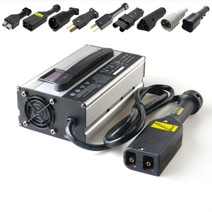 Venta al por mayor de fábrica, carrito de <span class=keywords><strong>golf</strong></span> Ez-go eléctrico, cargador de batería de carrito, 43,8 V, 18A, enchufe de Reino Unido/EE. UU./UE/AU, cargador de batería LiFePO4 opcional - Product Image 4