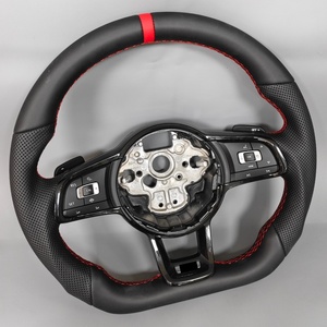 Volante Personalizado de Fábrica para VW <span class=keywords><strong>Golf</strong></span> MK7 <span class=keywords><strong>7.5</strong></span> GTI GTD <span class=keywords><strong>GTE</strong></span> R Polo GTI CC Tiguan Passat Touareg - Product Image 1