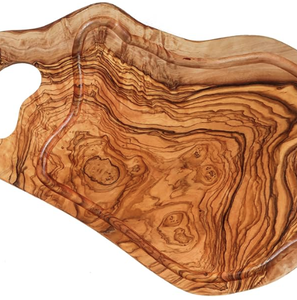 Handcrafted Olive <b>Wood</b> Serving Trays (Live Edge) - Product Image 5