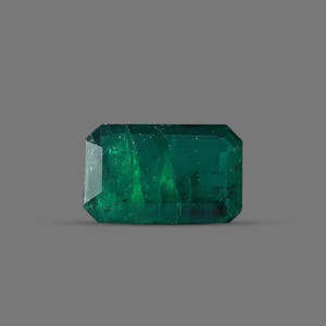 Émeraude naturelle de 4,96 carats, certifiée Panna, pierre précieuse verte de qualité supérieure, qualité export, pour bague, pendentif, bijoux - Product Image 2