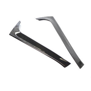 Alerón trasero para Volkswagen Golf 6 Mk6 de plástico negro brillante con patrón de fibra de carbono, forma de ala, embellecedor de parachoques. - Product Image 4