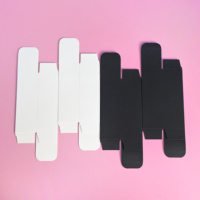 Boîtes d'huiles essentielles personnalisées par le fabricant, logo noir et blanc, écologiques, haut de gamme, faites à la main, flacons compte-gouttes vides, boîtes en papier