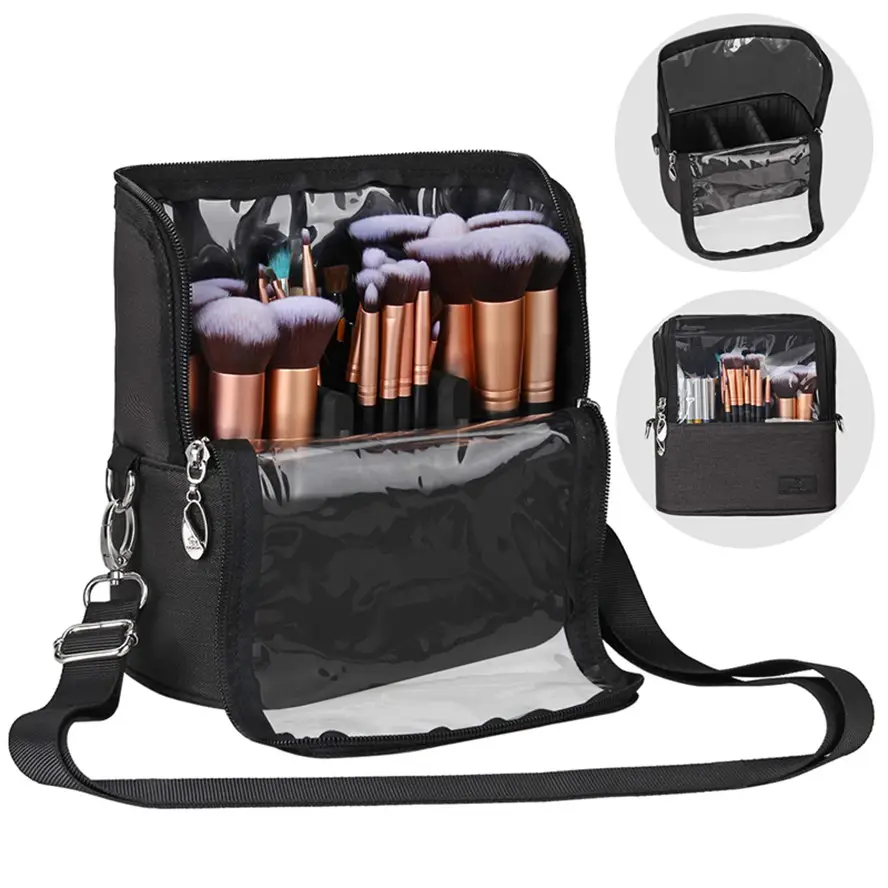 New arrival Portable Makeup Brush Holder Organizer Bag Cosmetic Brush Bag Case
