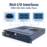 OPS Industrial Embedded PC Intel Generasi ke-4 Core I3 Generasi ke-7 Grafis UHD Windows 10 8+128G
