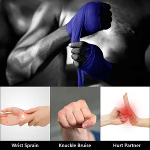 Kickboxing MMA Martial Arts Karate Pro-Fighting Hand Wraps Cotton Boxing Bandage