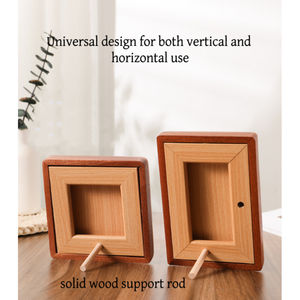 Mortaja tradicional y espiga Esquina redondeada profunda Marco de imagen hecho a mano tallado <span class=keywords><strong>en</strong></span> <span class=keywords><strong>madera</strong></span> pura natural - Product Image 4