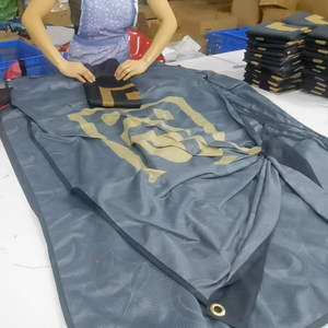 야외 및 실내 그래픽 배너 새로운 사용자 정의 인쇄 광고 자동차 플래그 문자열 직사각형 정원 삼각형 페넌트 배너 플래그 - Product Image 6