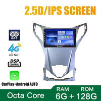 Untuk Hyundai Azera 2011-2013 Perangkat Headunit 9 Inci Ganda 2 Din Octa-core Mobil Stereo GPS Navigasi Android Mobil Radio