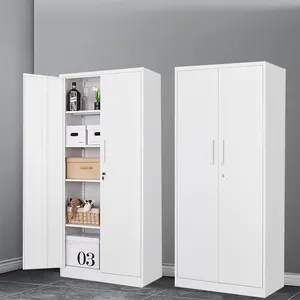 Office Workstation Ausrüstung unter Schreibtisch Vertikale mobile Datei mit 3 Schubladen Stahl 4 Tier A4 Akten schrank mit Tresor schwarz