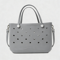 Sac fourre-tout en EVA tendance, motif classique, design intemporel, design innovant de drainage par trous, anti-décoloration, durable