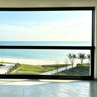Fenêtre électrique intelligente à levage automatique pour balcon de villa, insonorisée, à grande vue, avec système de levage et de descente électrique