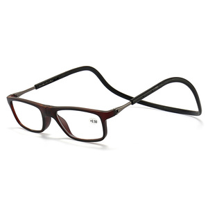 <span class=keywords><strong>Gafas</strong></span> de <span class=keywords><strong>presbicia</strong></span> antirreflectantes portátiles para hombres y mujeres Nueva bisagra de Metal extensible plegable cuello magnético colgando piernas de templo - Product Image 6