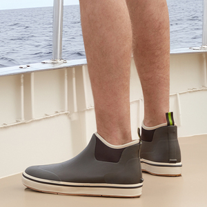 Bottes <span class=keywords><strong>de</strong></span> pont marron pour hommes, imperméables, en caoutchouc, pour la pêche, chaussures <span class=keywords><strong>de</strong></span> <span class=keywords><strong>pluie</strong></span> à la cheville, antidérapantes, bottes marines pour la navigation à voile - Product Image 3