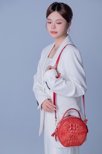 Sac à main en cuir de crocodile 100% cuir de crocodile, sac à bandoulière classique toutes saisons - Product Image 4