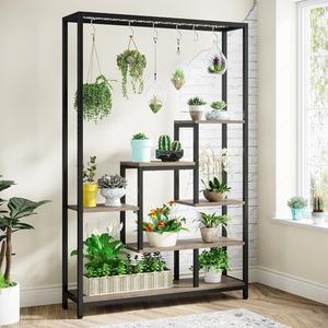 Présentoir multi-usages pour fleurs et bonsaïs, étagère pour intérieur, jardin, mariage, intérieur, métal, grand support pour plantes et fleurs - Product Image 6