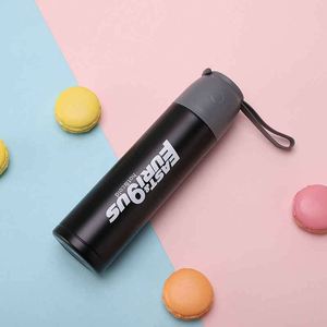 Adults Stainless Steel Bottle, 500Ml <b>Large</b> Capacity Water Bottle With Modern Design - Product Image 5