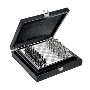 เกมหมากรุกไม้คลาสสิกพร้อมของเล่นกระดาน231X230ในกล่องไม้หรูหรา - Product Image 4