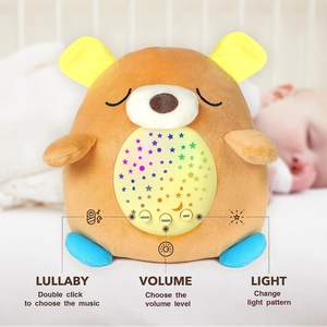 Meilleure vente de jouets animaux en <span class=keywords><strong>peluche</strong></span>, figurines de hibou avec lumière apaisante et musique de sommeil, <span class=keywords><strong>berceuse</strong></span>, <span class=keywords><strong>veilleuse</strong></span> - Product Image 2