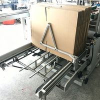 Machine d'étiquetage, de pelliculage et d'emballage de cartons YTJ800 entièrement automatique avec moteur tout-en-un pour l'ouverture et la fermeture des boîtes de cartons alimentaires