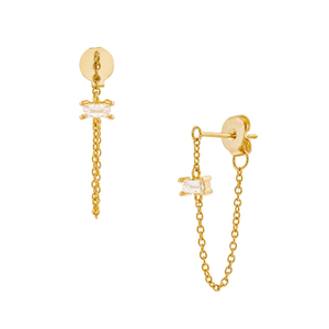 Pendientes de borla CANNER para mujer, estilo mariposa, circonita roja, aretes grandes de seda con cuentas, cadena larga, borlas con flecos - Product Image 2