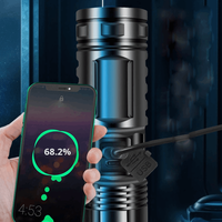 Lampe torche d'urgence rechargeable à LED, zoom extérieur, longue portée, en ABS, indice IP20, faisceau réglable, protection contre les surcharges – Meilleures ventes