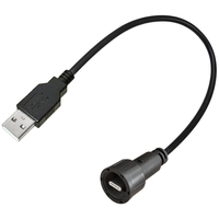 Câble USB 3.1 Type-C personnalisé à paire torsadée mâle-femelle, étanche avec gaine en PVC, pour charge et données