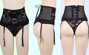 Jarretelles sexy en dentelle pour femmes, lingerie de haute qualité, culottes, jarretelles, grandes tailles, pour femmes - Product Image 5