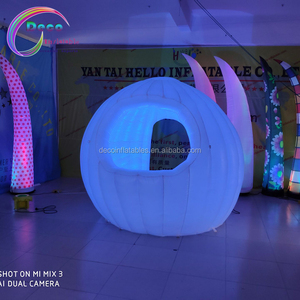 DJ Inflatable Studio Gian Hàng/Inflatable Lều Tuyết Dome Tent Với LED Ánh Sáng - Product Image 5