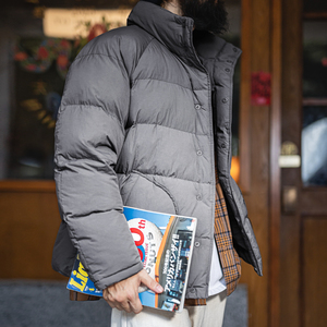 Veste matelassée pour <span class=keywords><strong>homme</strong></span>, parka Maden pour <span class=keywords><strong>homme</strong></span>, veste à manches raglan, col <span class=keywords><strong>court</strong></span>, manteau d'hiver épais, produits tendance 2026 - Product Image 4