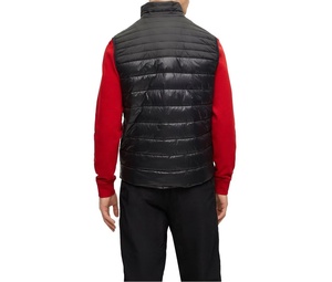 Vente en gros de vêtements d'extérieur sans manches réversibles coupe-vent en velours côtelé de haute qualité pour hommes - Product Image 3