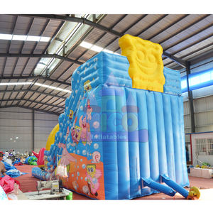 Petit toboggan sec gonflable commercial à vendre toboggan sautant gonflable toboggan gonflable de taille personnalisée pour les enfants - Product Image 5