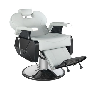 Sillas de peluquero reclinables ergonómicas de acero inoxidable, superventas, elevador hidráulico de alta resistencia, cubierta de aseo duradera para hoteles de pelo - Product Image 4