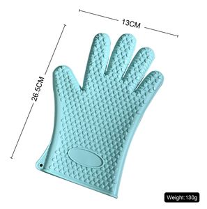 Gants de cuisine résistants à la chaleur personnalisés, gants de four en silicone, gants de pâtisserie, Guantes Para Horno - Product Image 3