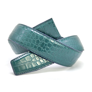 Fashion <strong>Men's</strong> Golf <strong>Belts</strong> Australia and <strong>UK</strong> Vegan BeltCrocodile <strong>Leather</strong> <strong>Belt</strong> <strong>for</strong> <strong>Men</strong> - Product Image 2