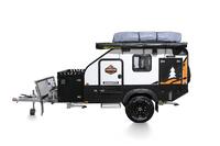 Mini caravane de luxe personnalisée camping-car fabriqué en usine avec grande fenêtre tout-terrain pour les aventures en plein air pour camion camping voyage